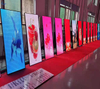 Wifi 4G Control P2.5 Digital Display Indoor Led Mirror Floor Standing Advertising Led Poster Display Screen
