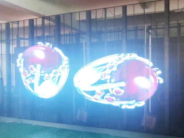 P3.91-7.82 Semi-outdoor Transparent Led Display