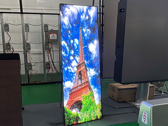 Portable Led Screen Super Slim Digital Advertising Player P2 Poster Led Screen Display For Advertising